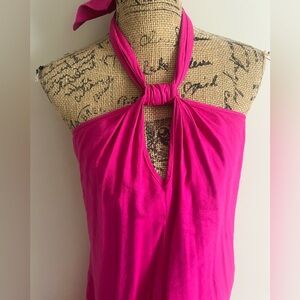 INC International Concepts Fuchsia Halter Maxi Dress